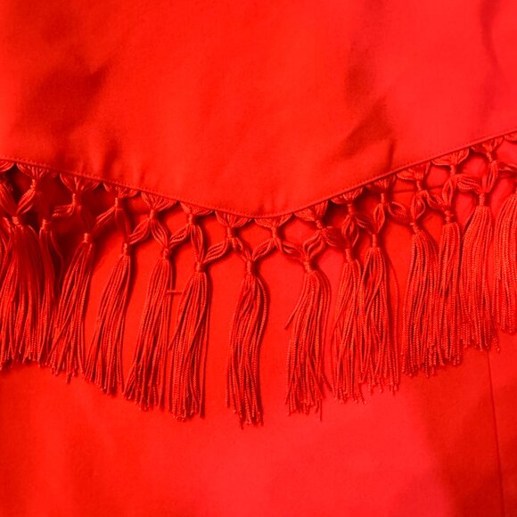 Likely Red Tassel Dress - Size 4 - Picture 4 of 4